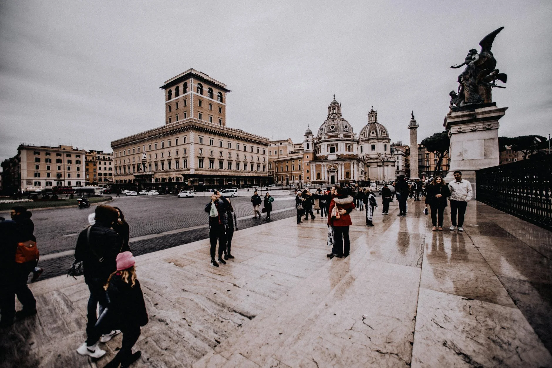 Iconic Rome: A Grand Perspective of Piazza Venezia