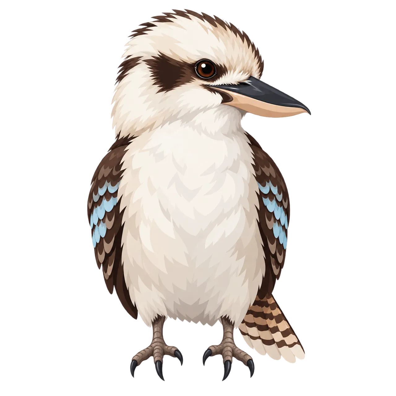 Charming Kookaburra Illustration: Iconic Australian Wildlife
