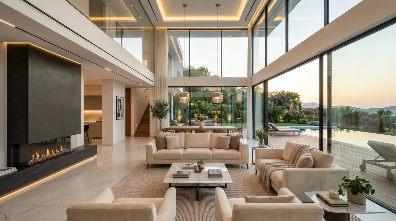 Stunning Sunset Serenity: Luxury Living with Panoramic Views