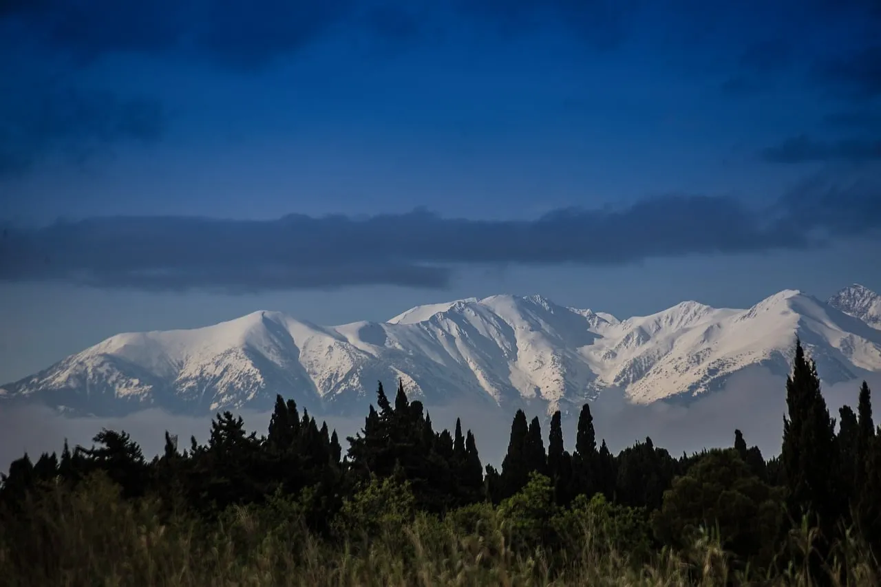 Breathtaking Pyrenees: Snow-Capped Peaks & Azure Skies