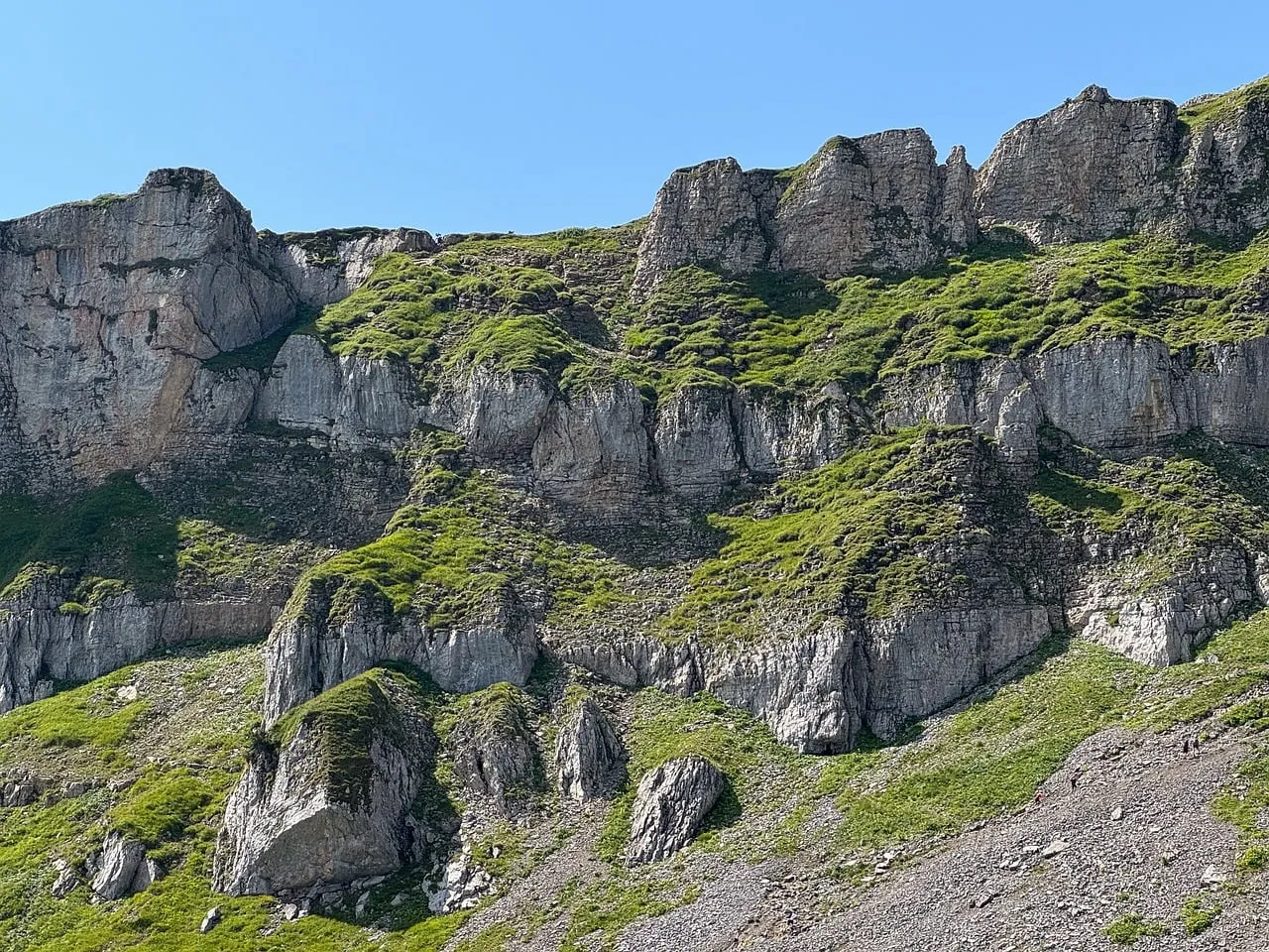 Majestic Alpine Cliffs: Summer Hiking in Austria