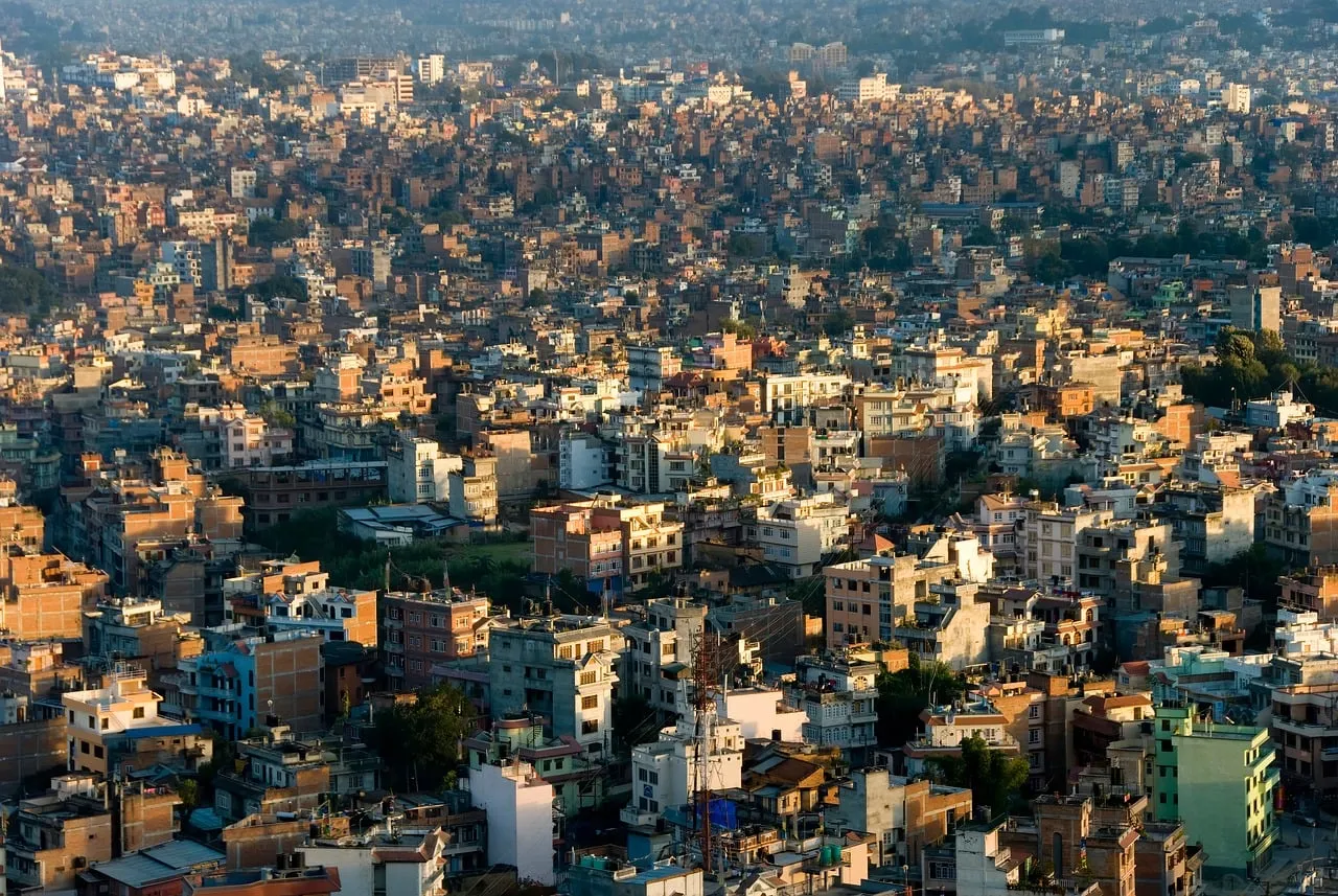 Breathtaking Kathmandu Valley: Sunrise Over a Dense Urban Canvas