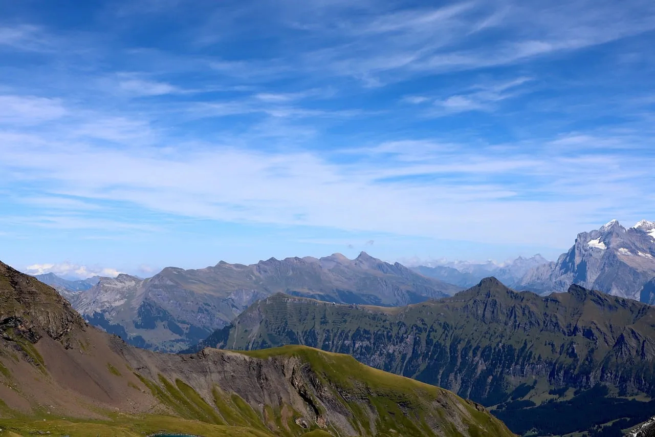 Breathtaking Alpine Panorama: Swiss Mountain Majesty
