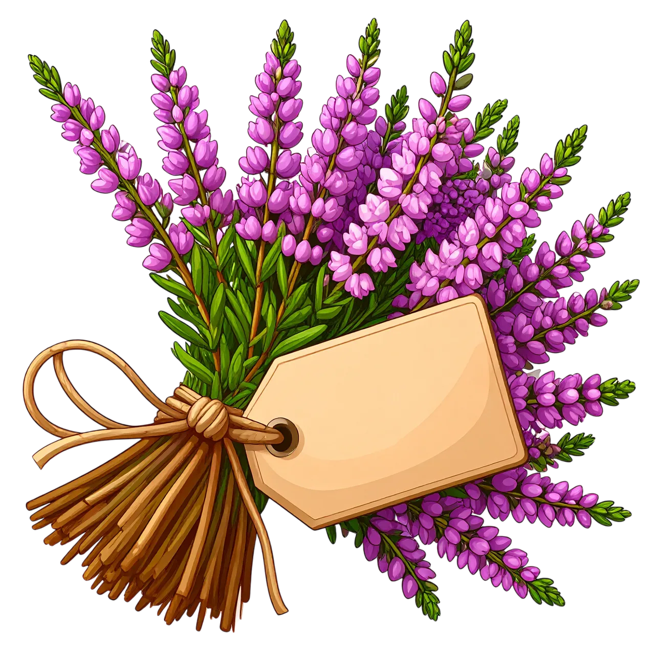 Vibrant Heather Bouquet: Vintage Charm, Modern Appeal