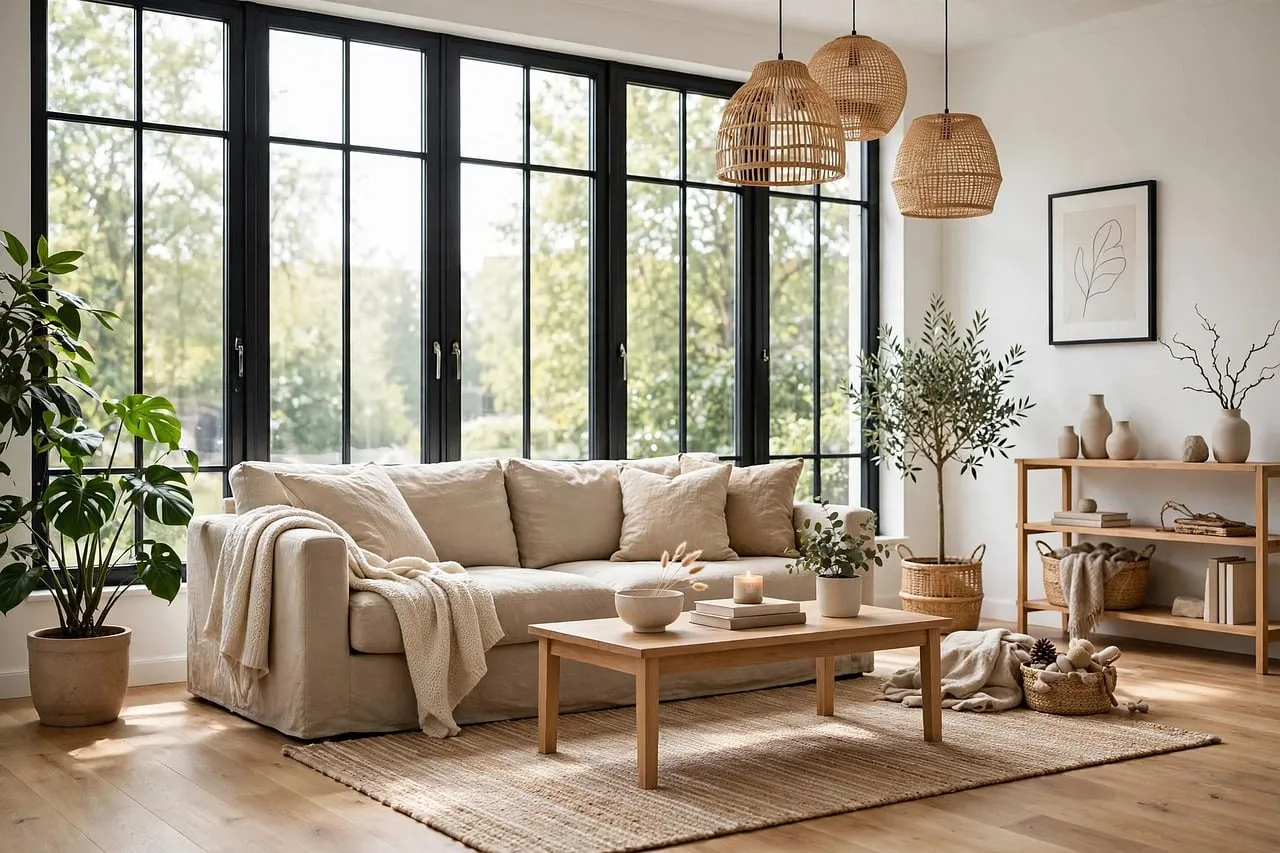 Serene Scandi Living: Nature-Inspired Comfort & Minimalist Elegance