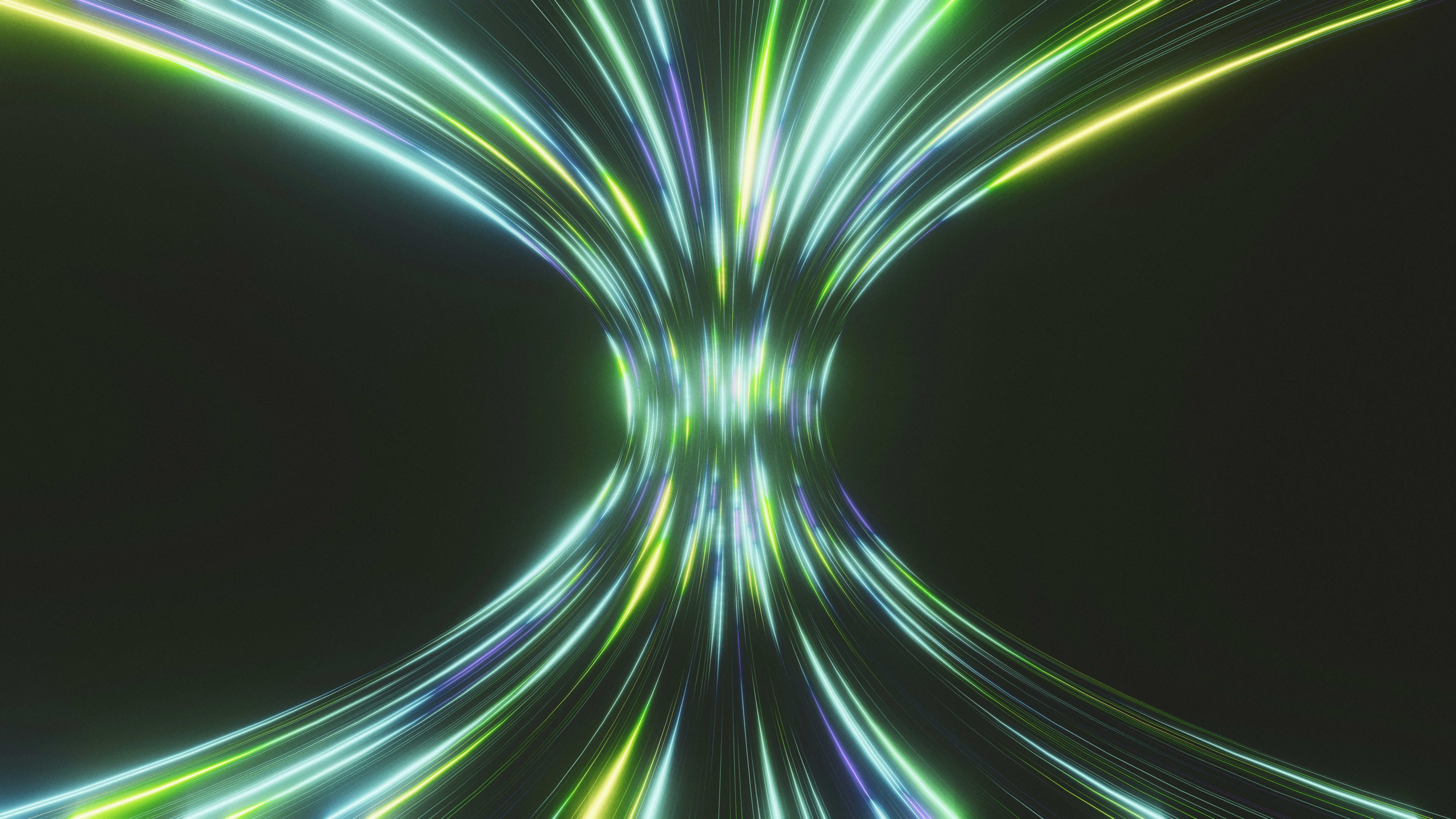 Hypnotic Light Trails: A Journey Through a Digital Vortex