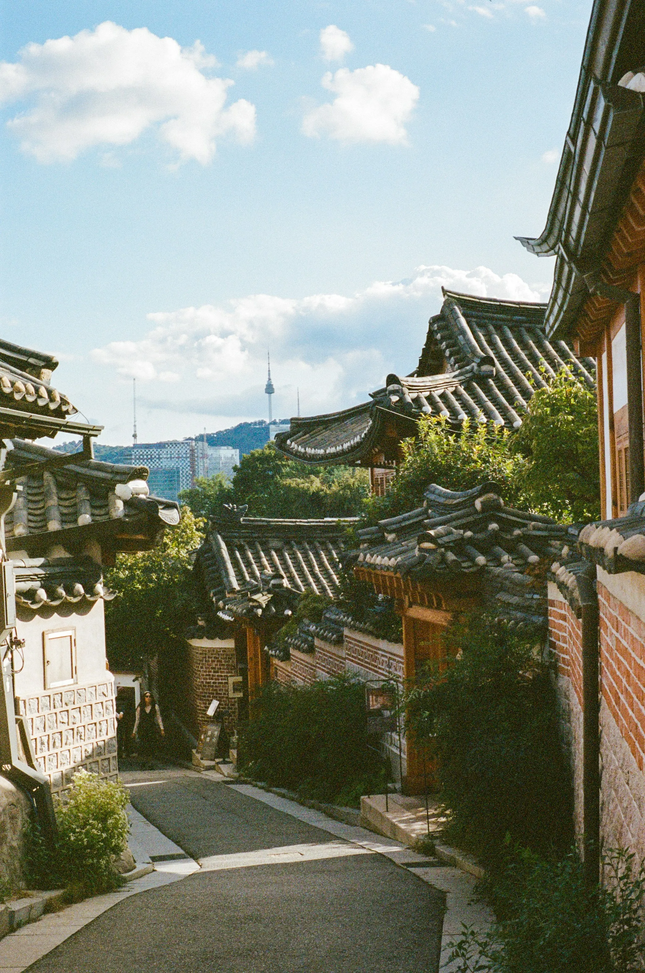 Timeless Charm: Traditional Korean Village with N Seoul Tower Views
