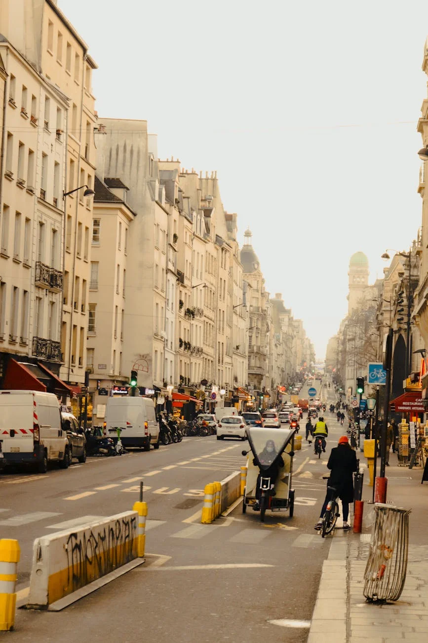 Vibrant Parisian Street Life: An Urban Canvas