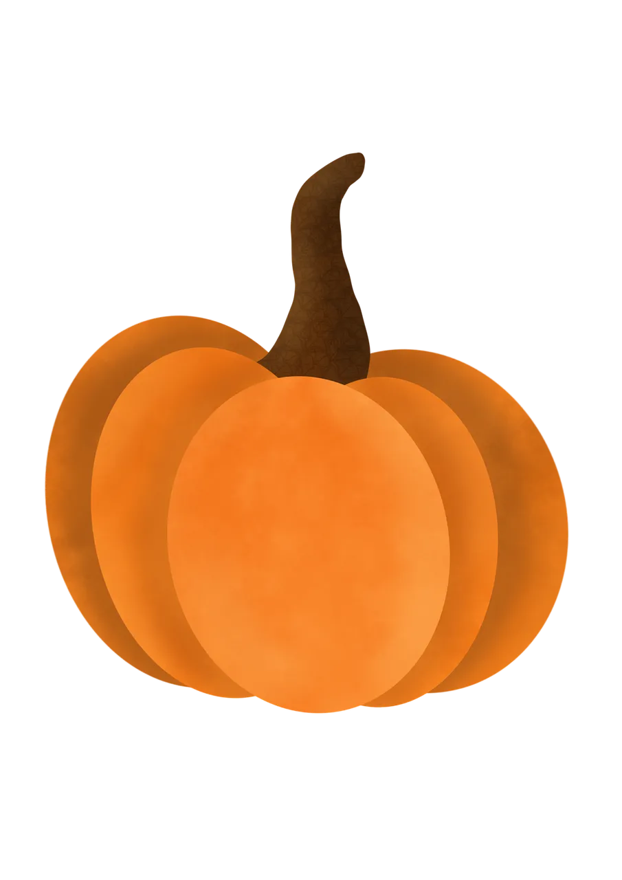 Vibrant Autumn Pumpkin Art: Festive Fall Decoration Graphic