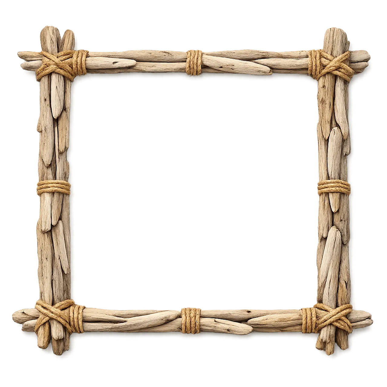 Rustic Driftwood Frame: Nature's Artistry Unleashed