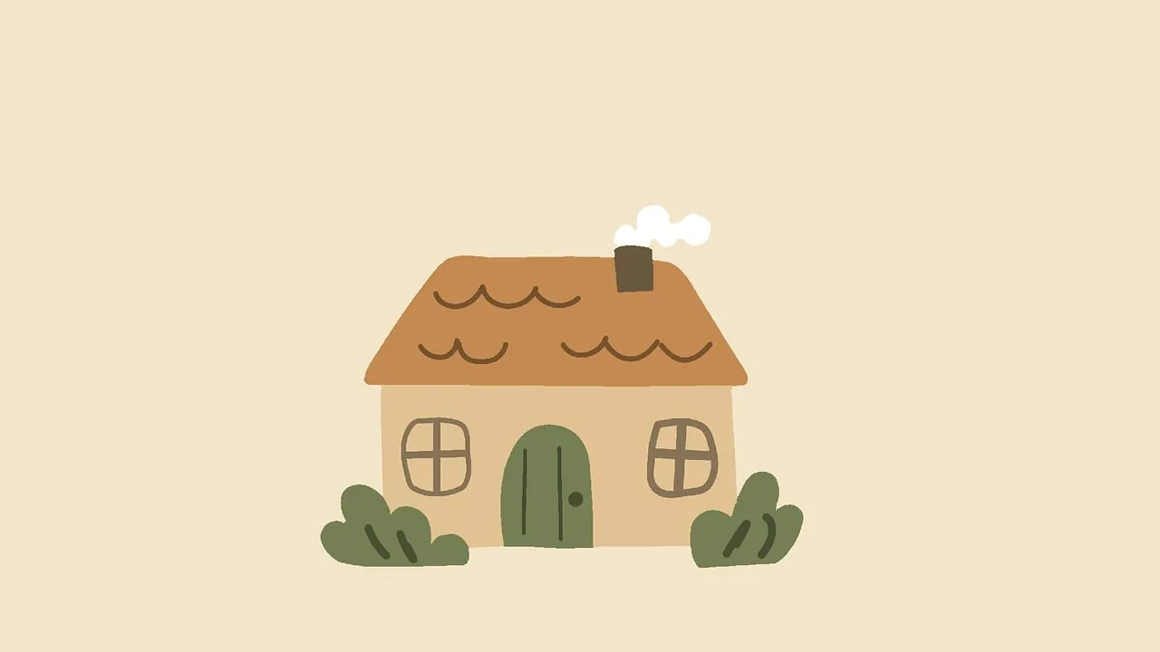 Charming Cartoon Hut: A Cozy Countryside Retreat