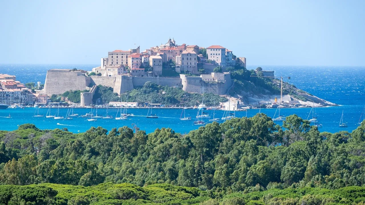 Breathtaking Calvi Citadel: Island Paradise Panorama