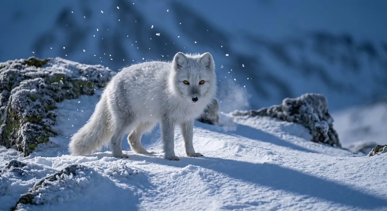 Stunning Arctic Fox in a Winter Wonderland