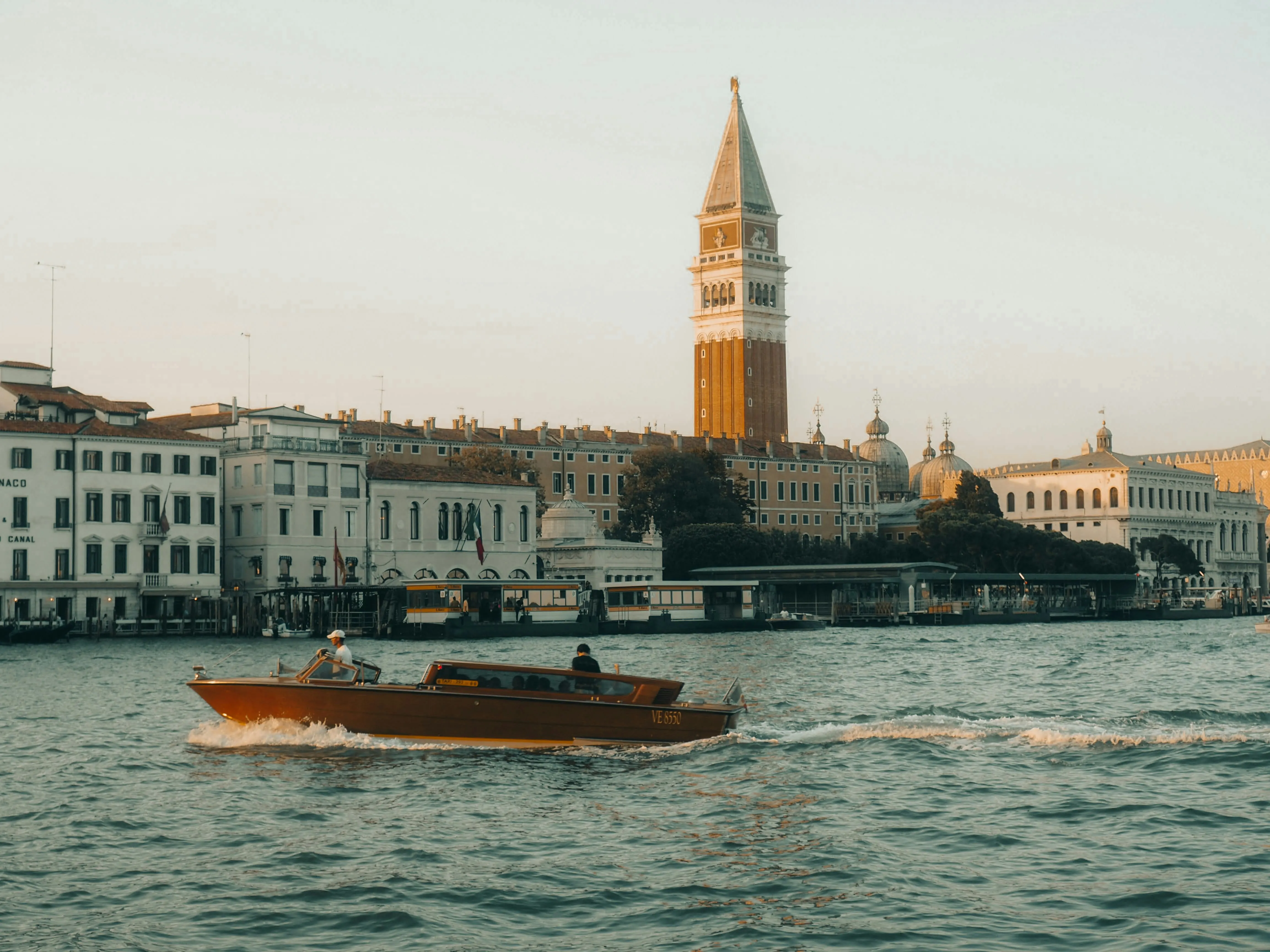 Iconic Venice: Grand Canal Boat Ride with San Marco Bell Tower
