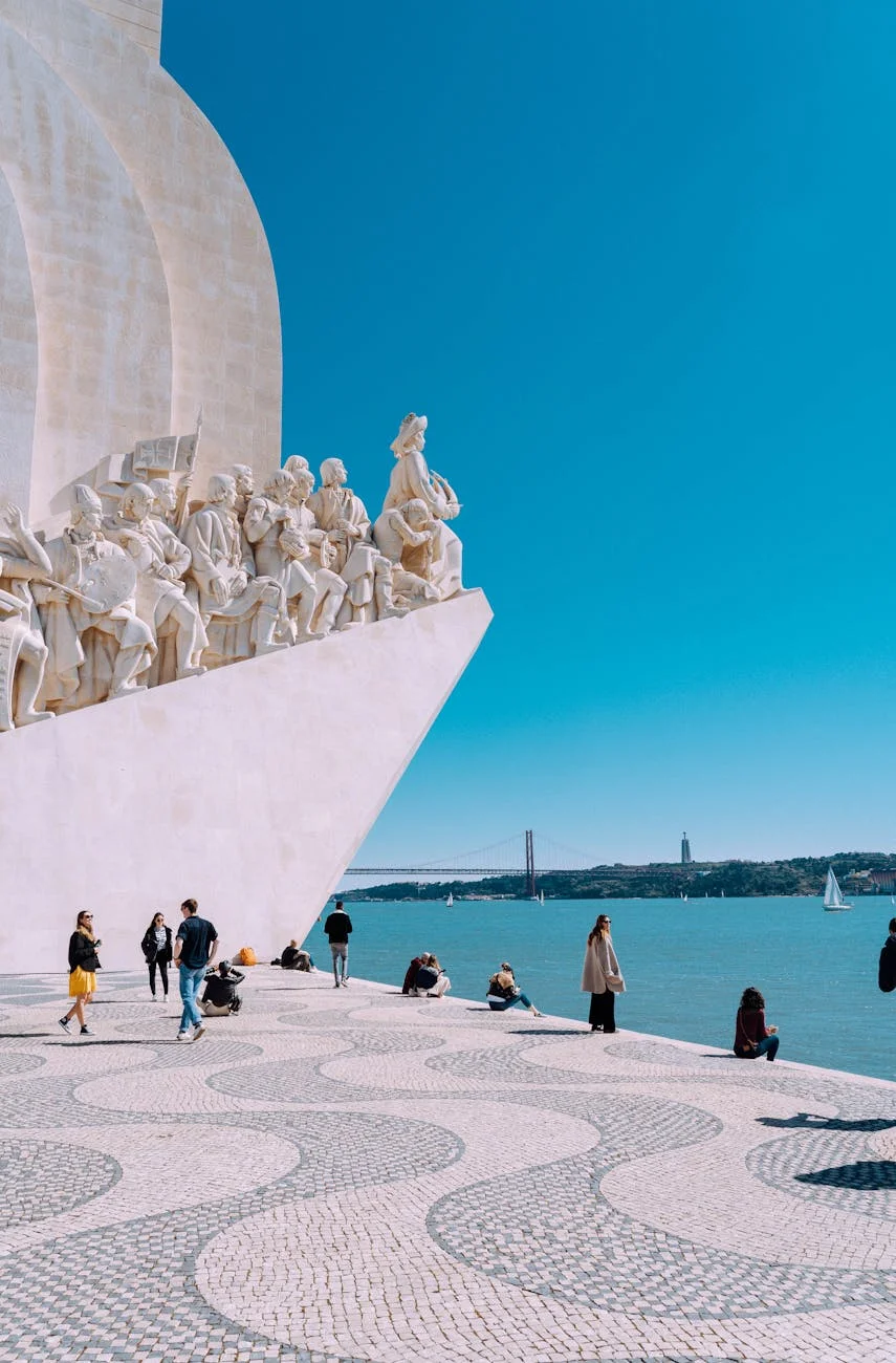 Iconic Lisbon Landmark: Monument to the Discoveries on a Sunny Day