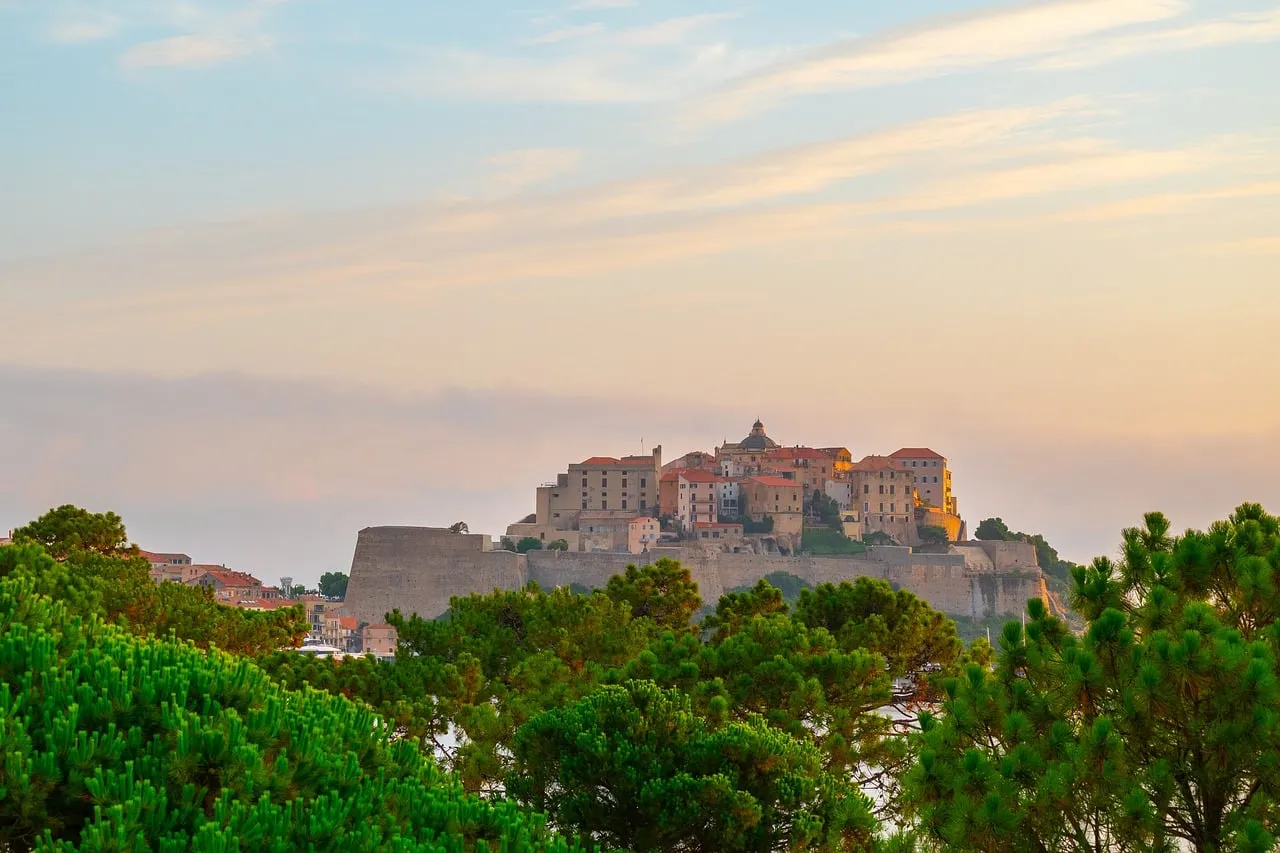 Breathtaking Calvi Fortress Sunset: Corsica's Historic Charm