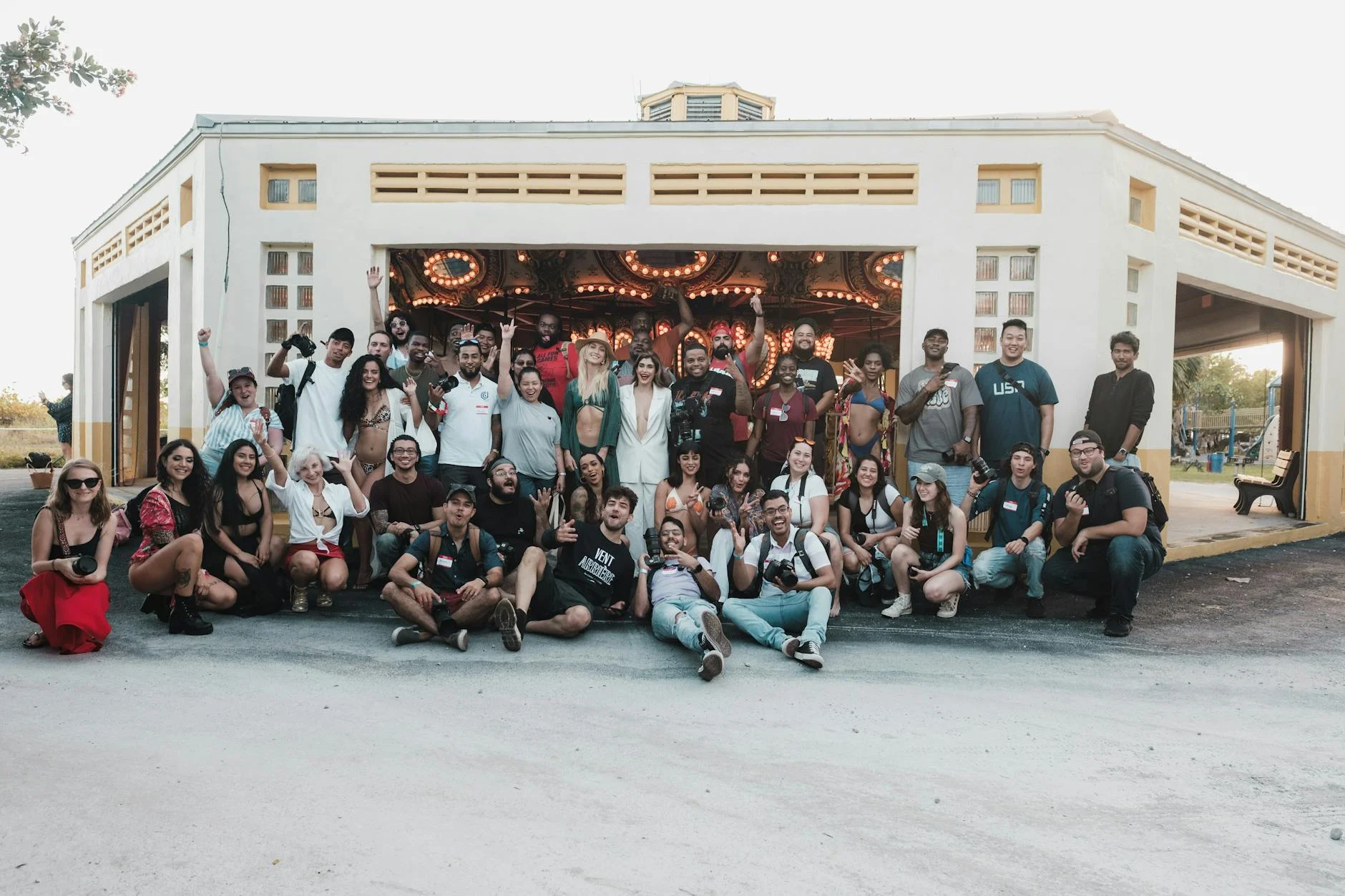 Vibrant Group Portrait: Celebrating Unity and Joyful Moments