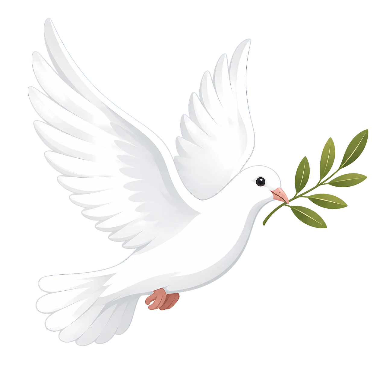 Graceful Dove Soaring: A Symbol of Peace and Hope