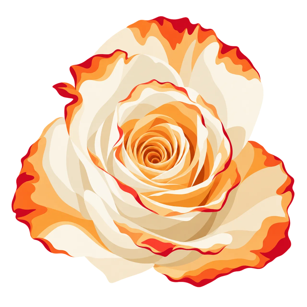 Stunning Bicolor Rose: A Delicate Floral Masterpiece