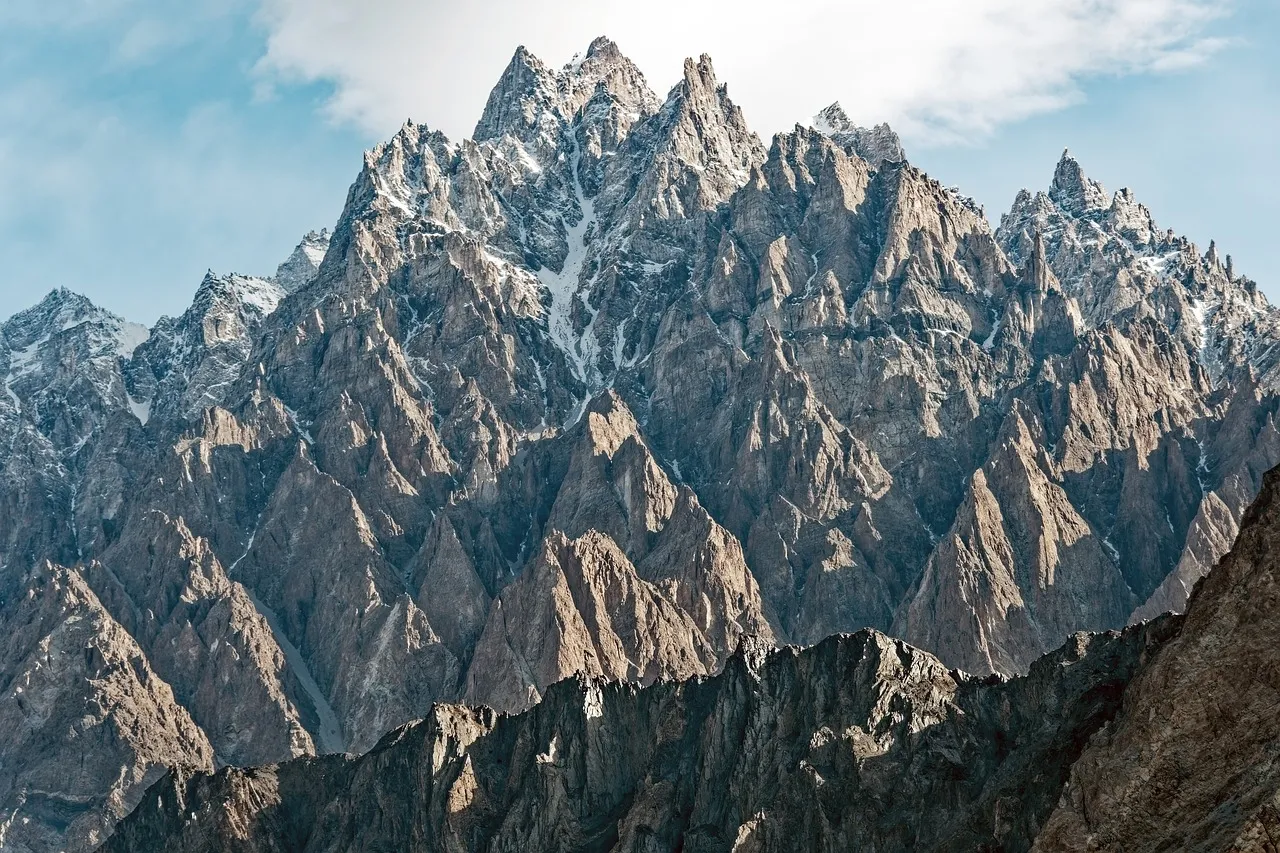 Majestic Karakoram Peaks: A Breathtaking Pakistani Mountain Vista