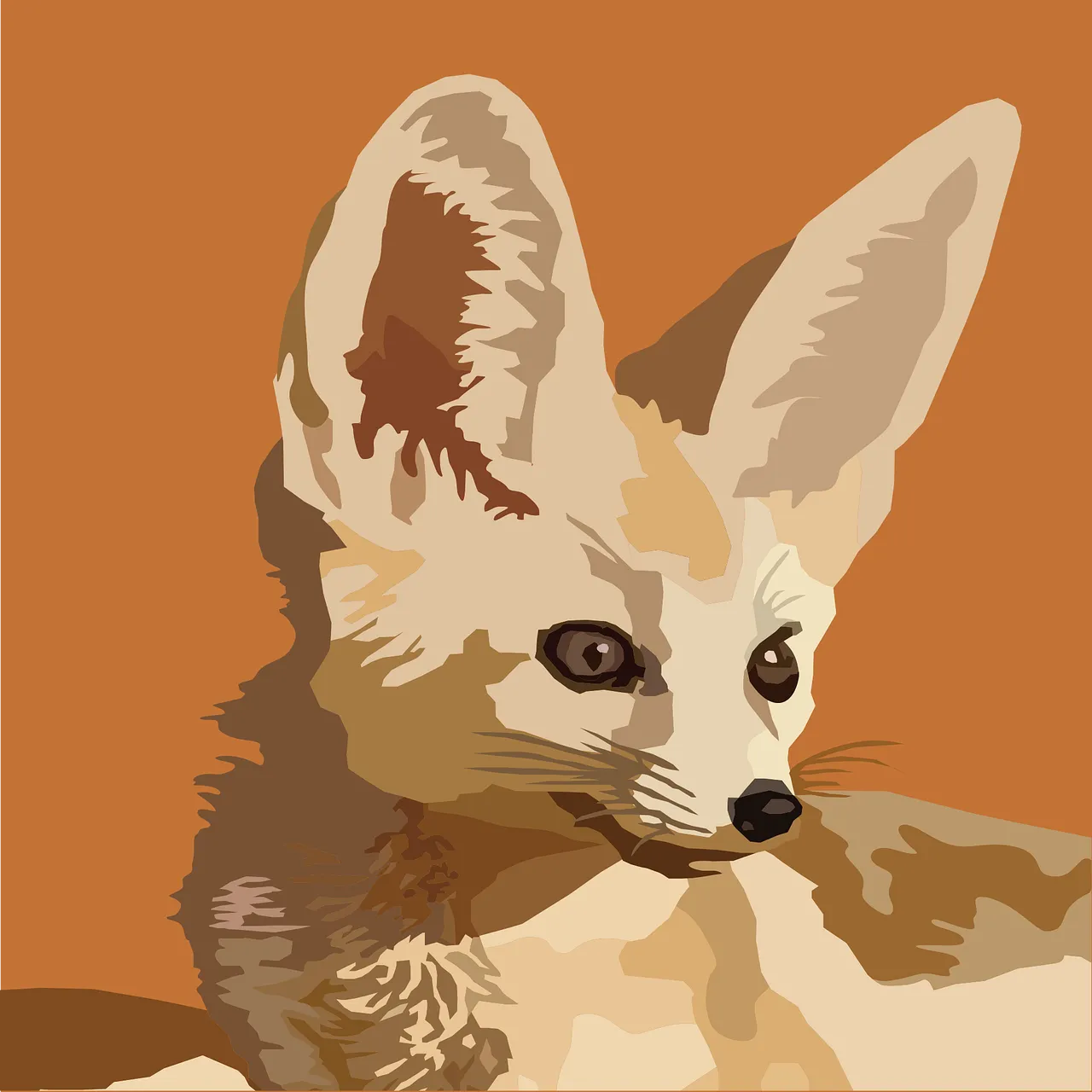 Enchanting Fennec Fox: A Desert Wildlife Portrait