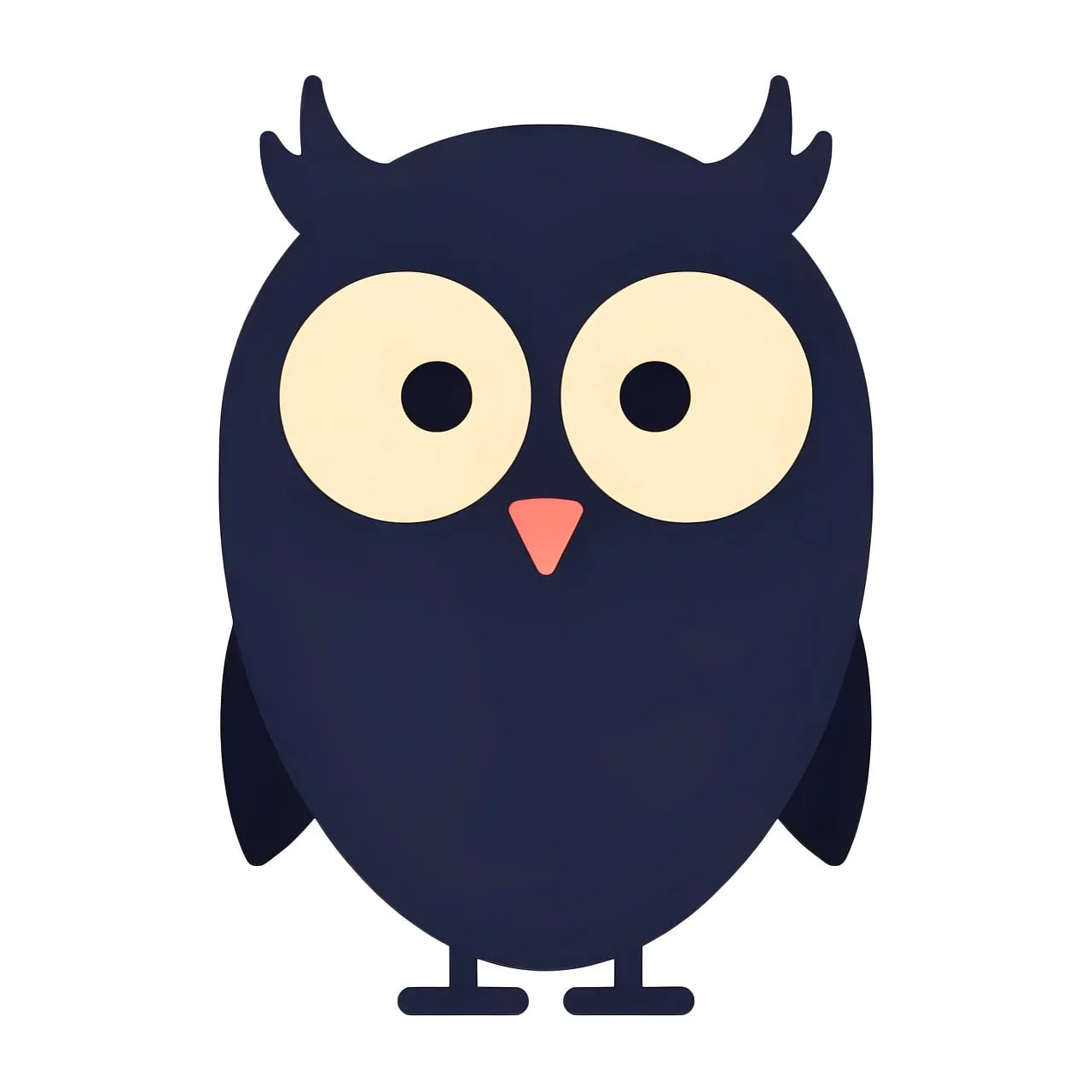 Charming Cartoon Owl: A Whimsical Night Companion