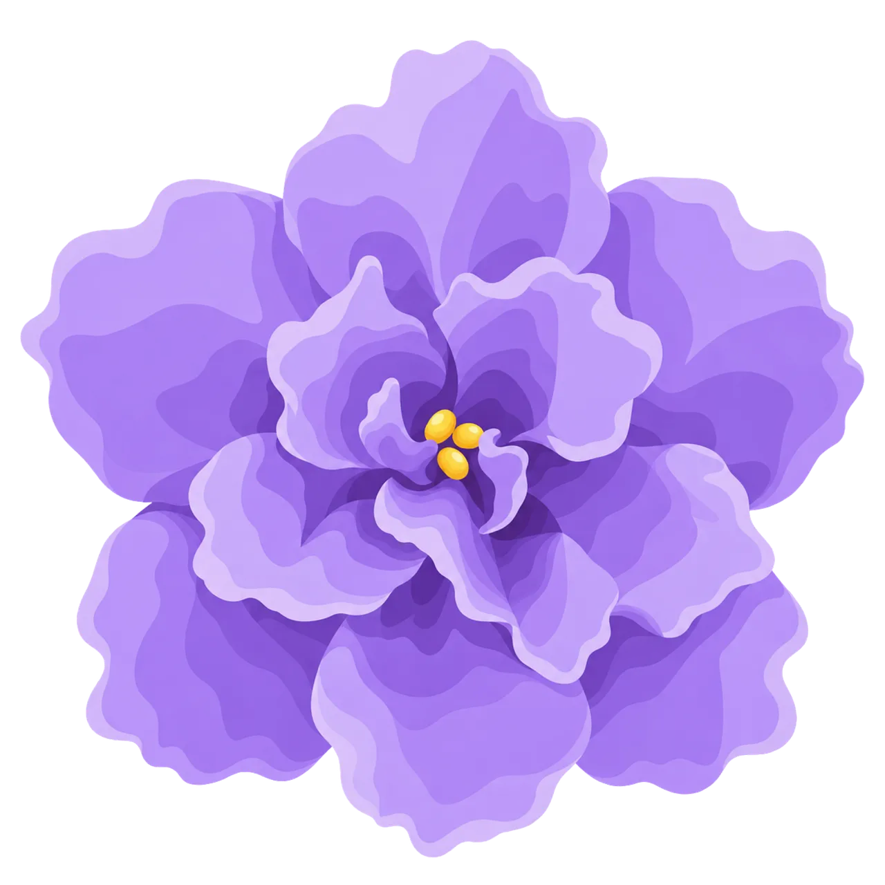 Vibrant Violet Bloom: A Delicate Floral Masterpiece
