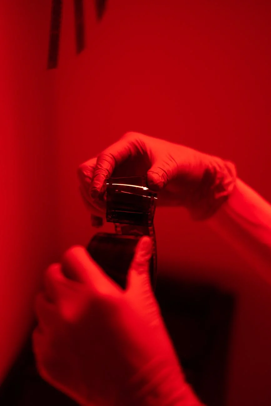 Darkroom Magic: Developing Film Under Red Light