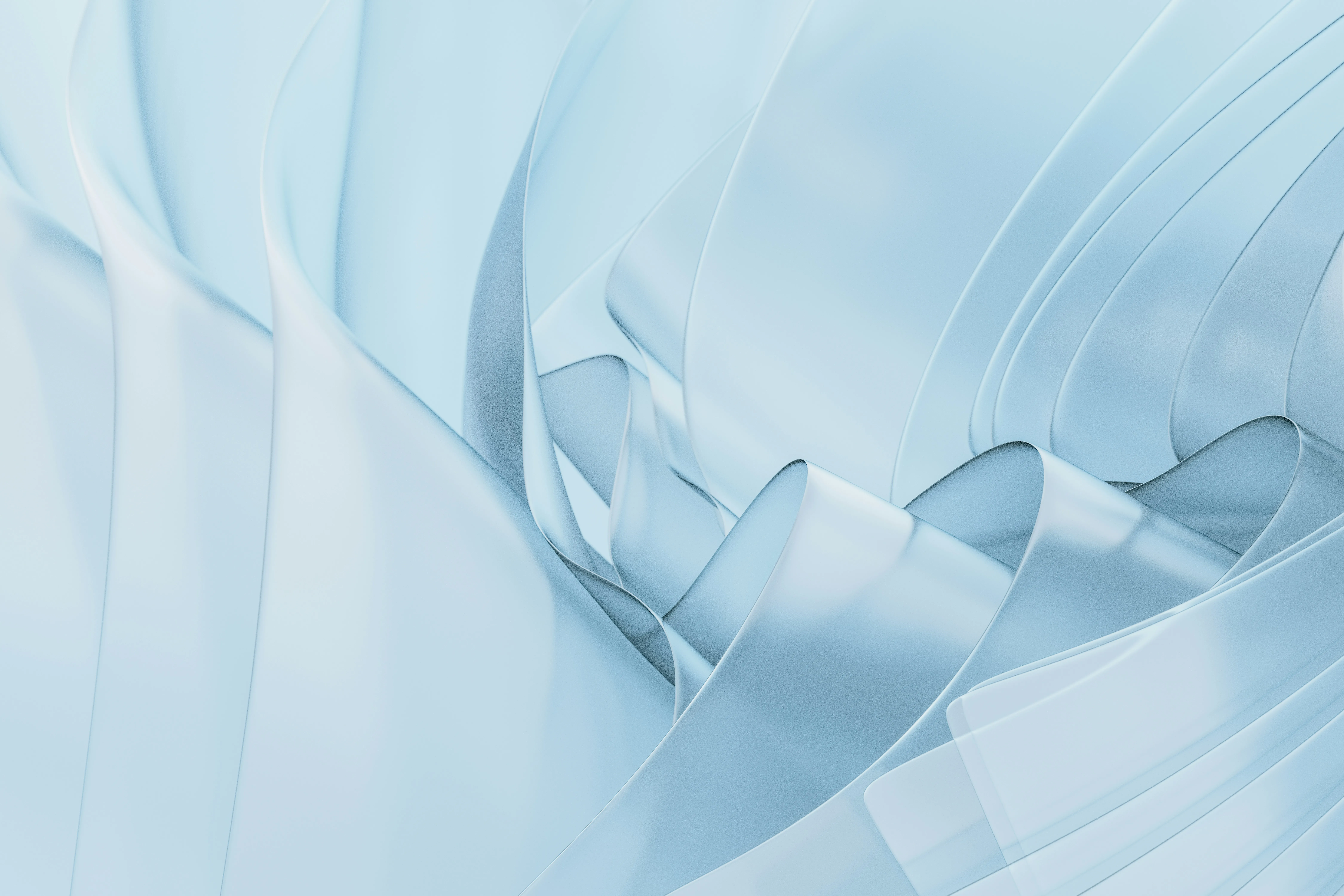 Ethereal Blue Ribbons: A Serene Abstract Texture