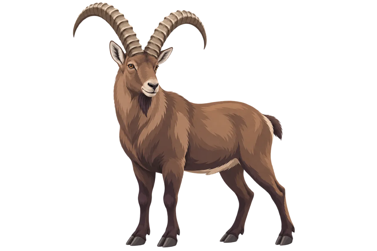 Majestic Alpine Ibex: A Symbol of Wild Mountain Beauty