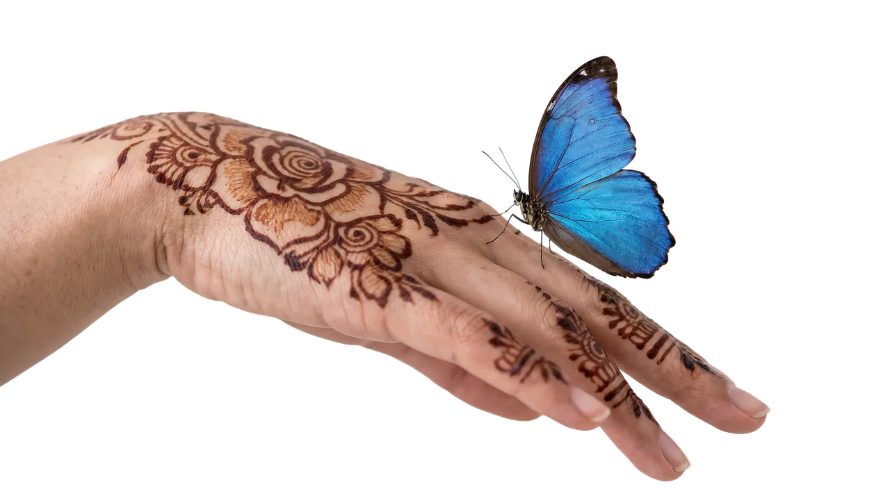 Enchanting Henna & Butterfly: A Dance of Beauty on Skin
