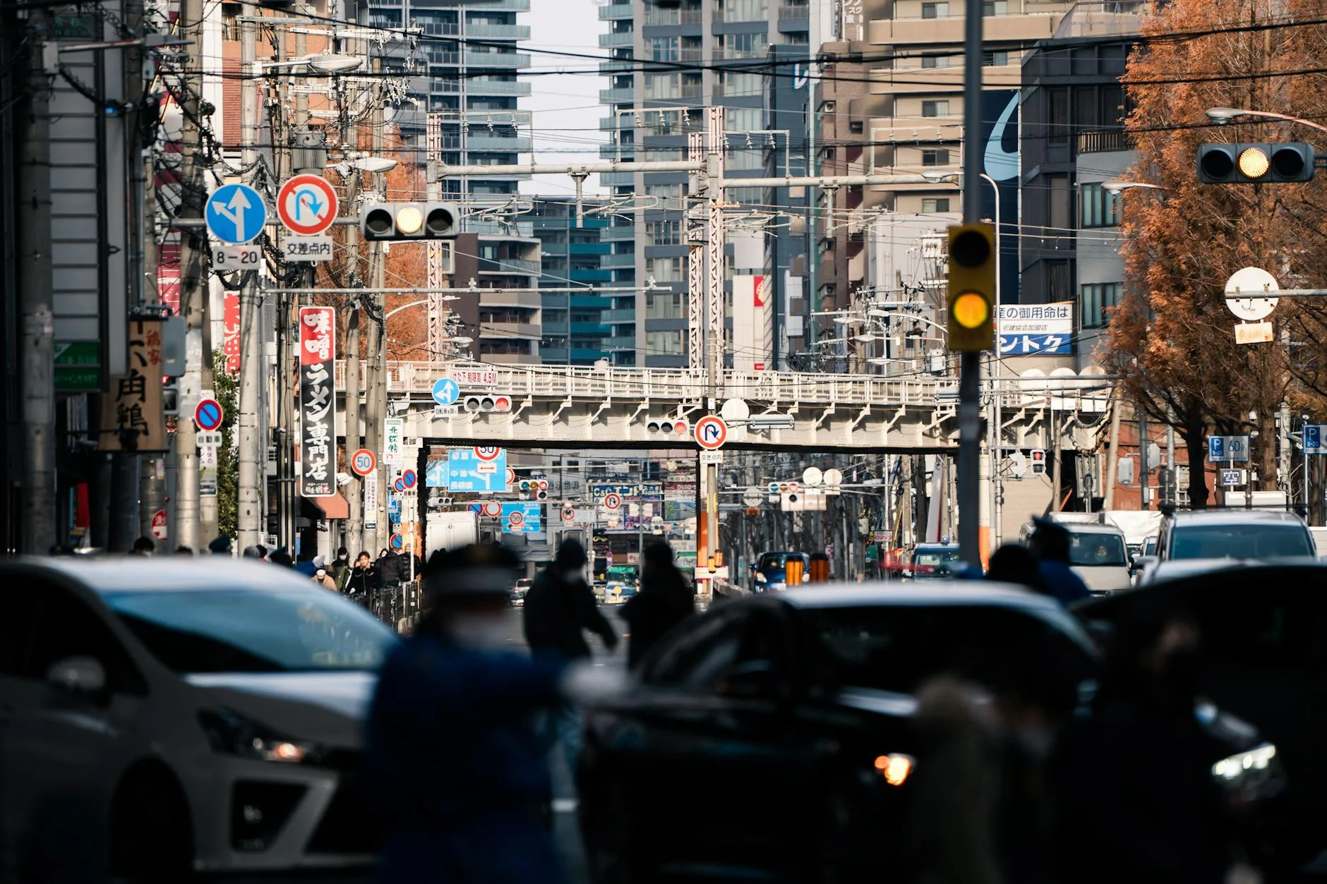 Vibrant Urban Pulse: A Glimpse into City Life