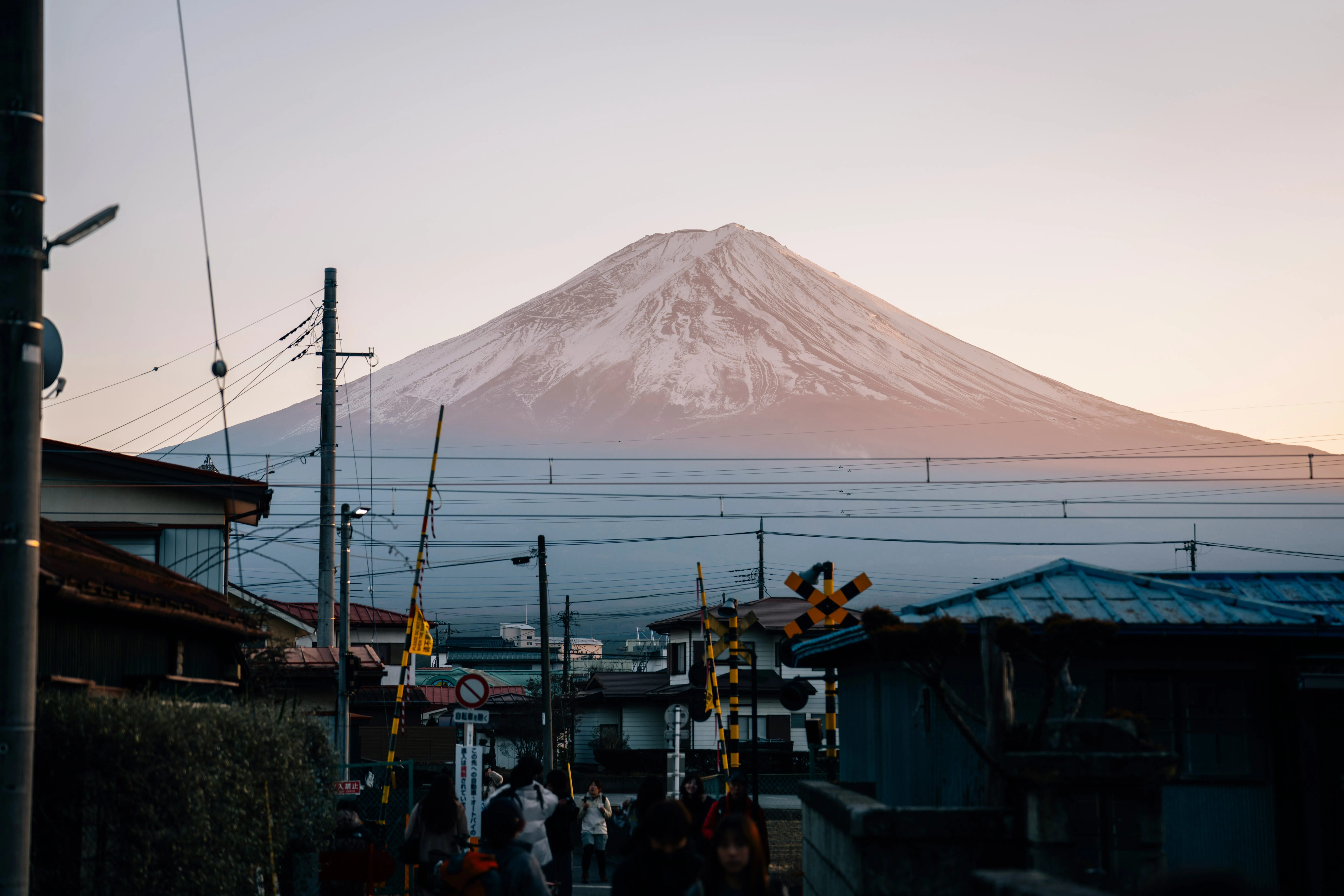 Iconic Fuji: Serene Japanese Landscape with Urban Charm