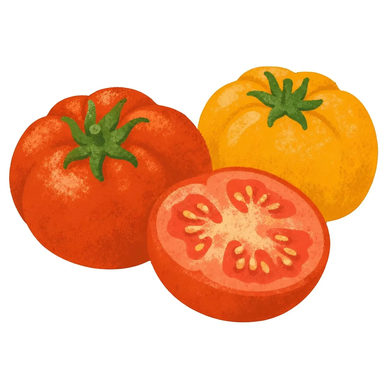 Vibrant Summer Tomatoes: Fresh Organic Slices & Whole Fruits