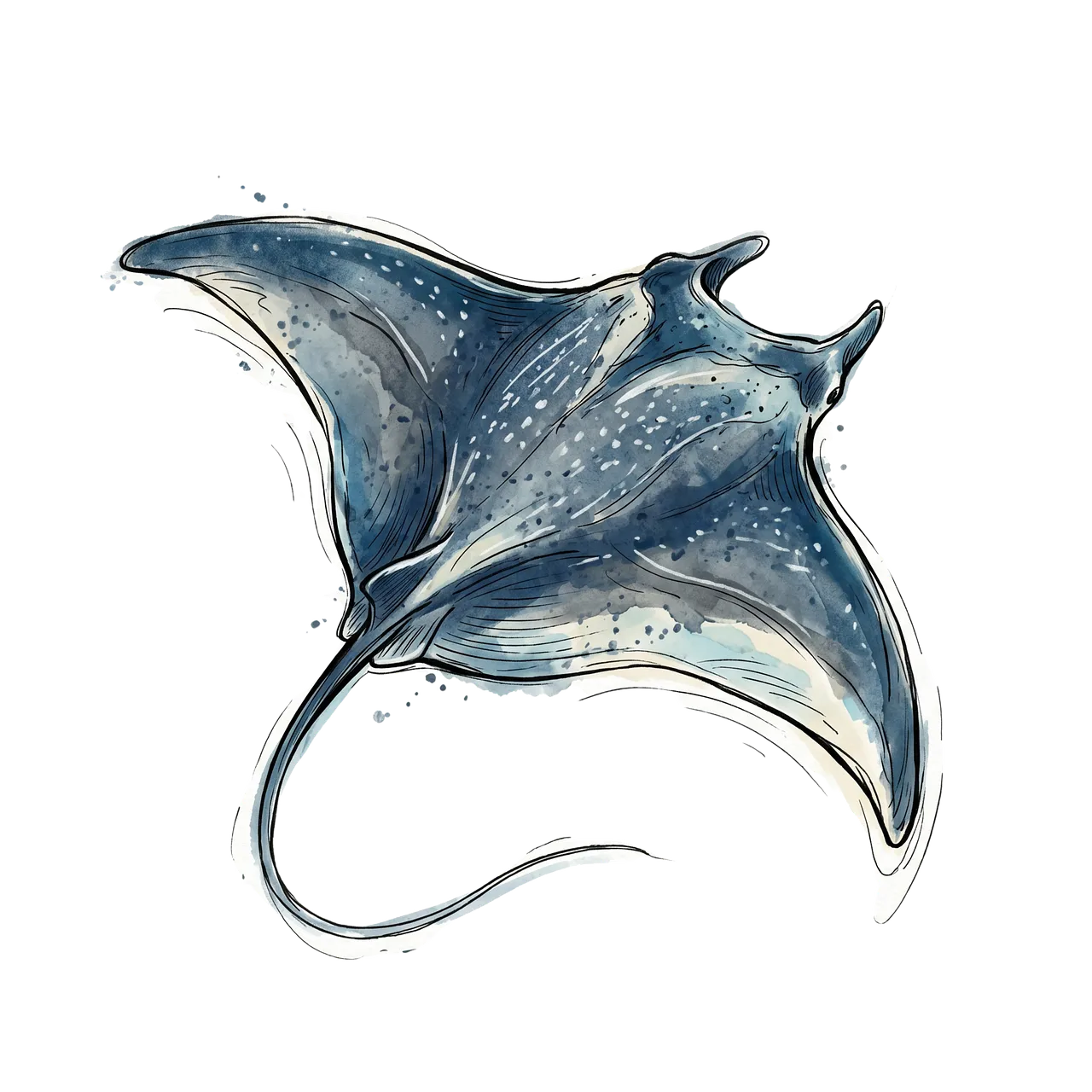 Majestic Manta Ray: Graceful Underwater Glider