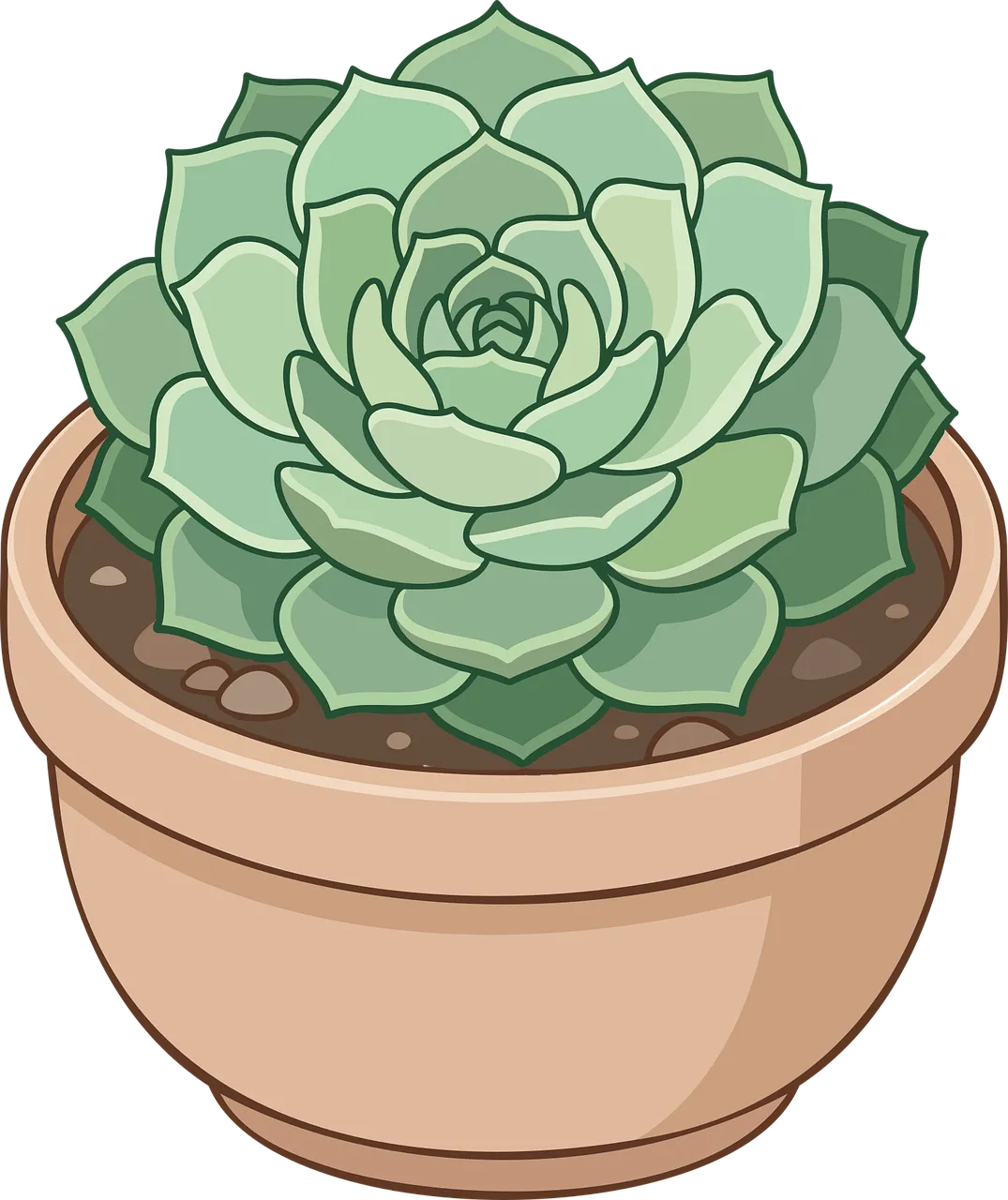 Charming Pixel Art Succulent: Retro Home Decor & Game Asset