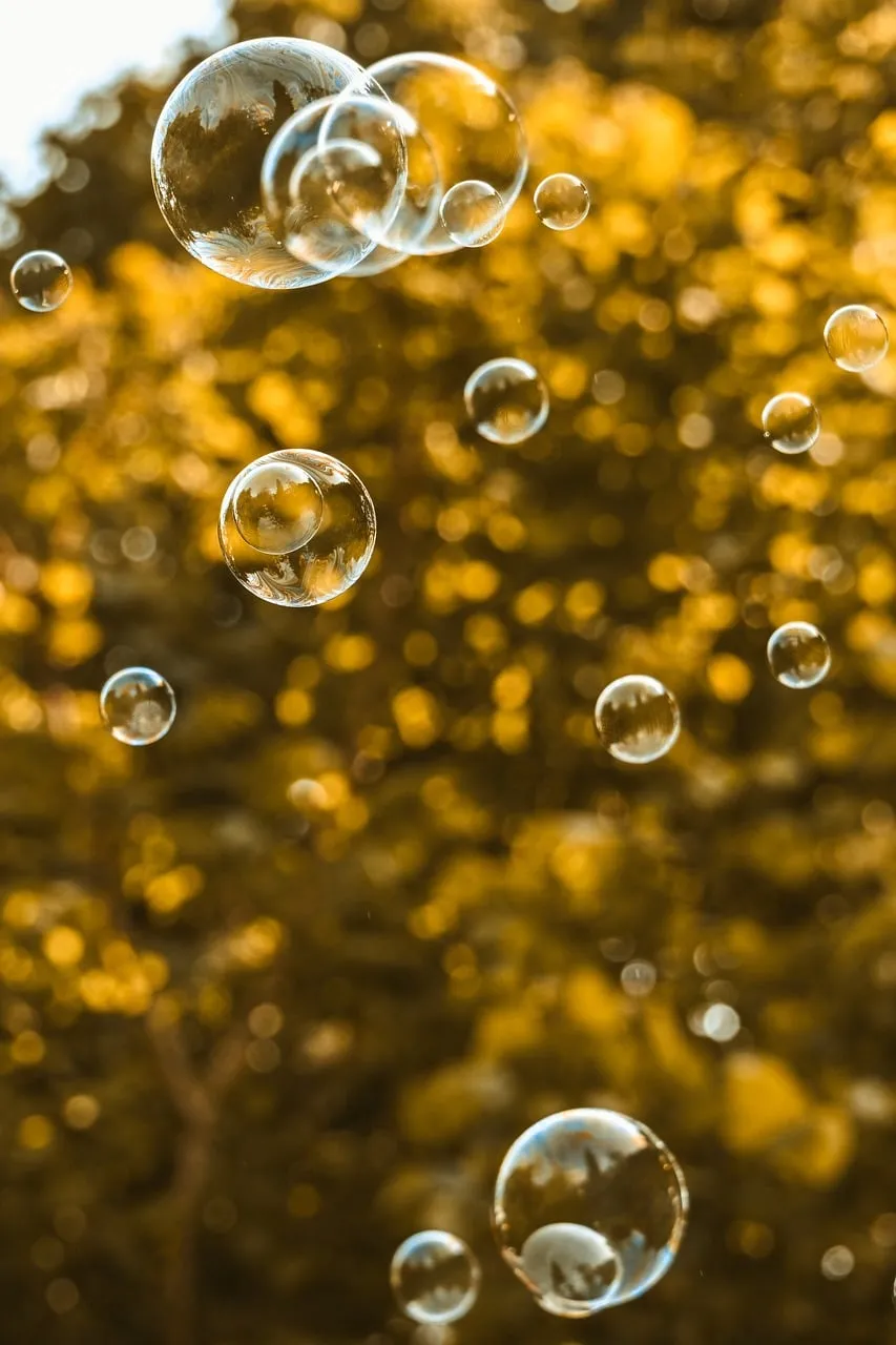 Enchanting Bubbles: Sparkling Joy in Nature's Bokeh