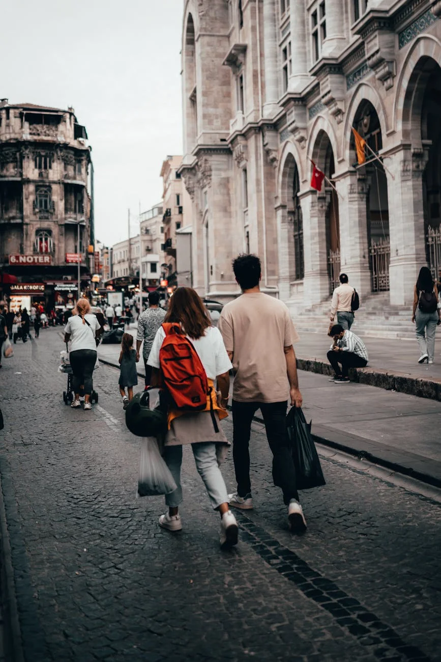 Vibrant City Stroll: Exploring Urban Charms