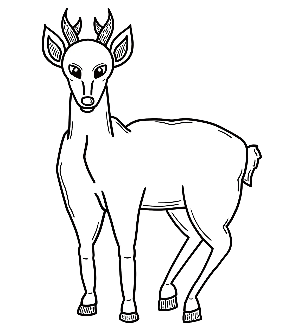 Striking Huemul Illustration: Chilean National Deer