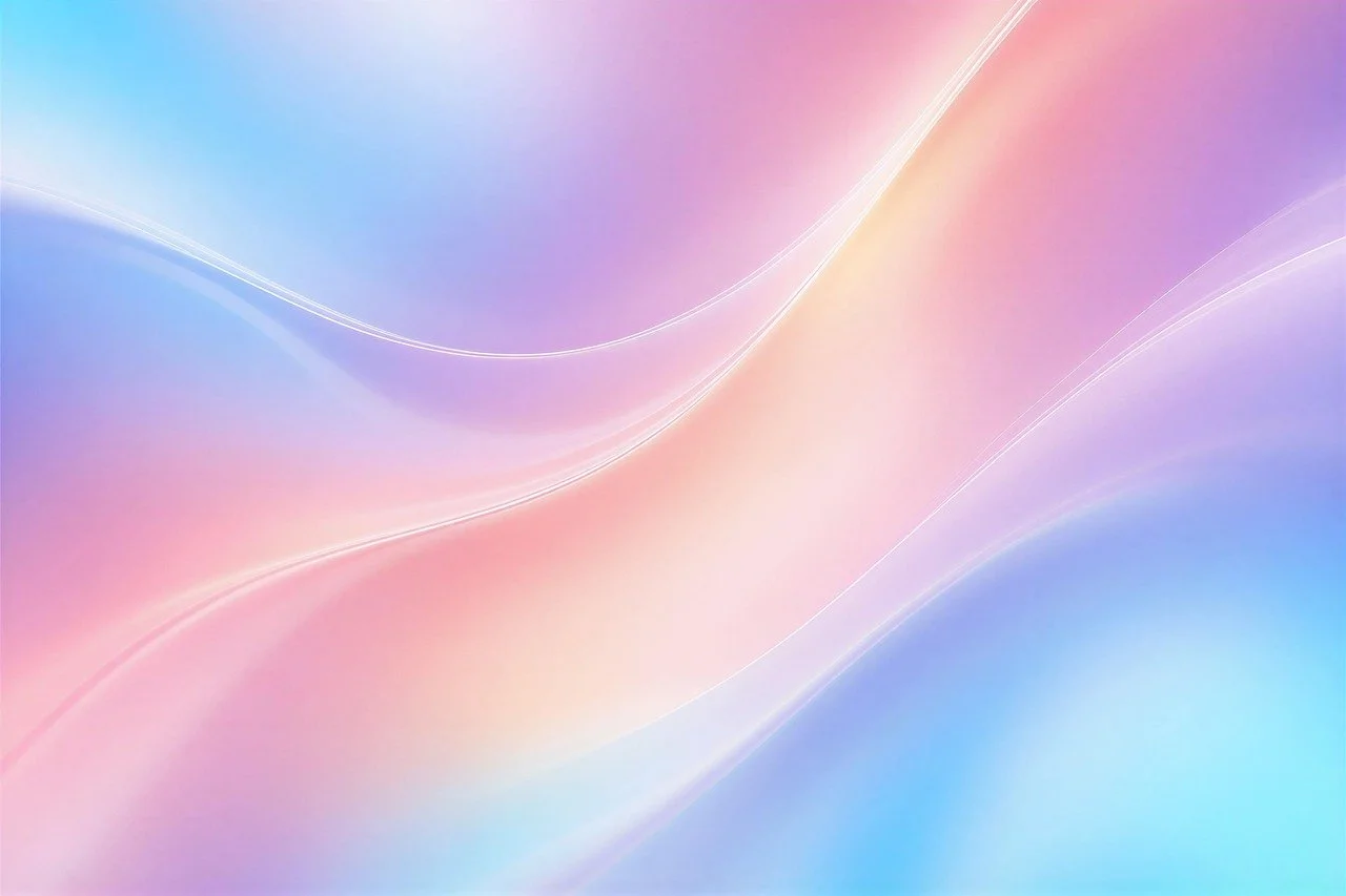 Stunning Pastel Gradient Waves: Modern Abstract Background