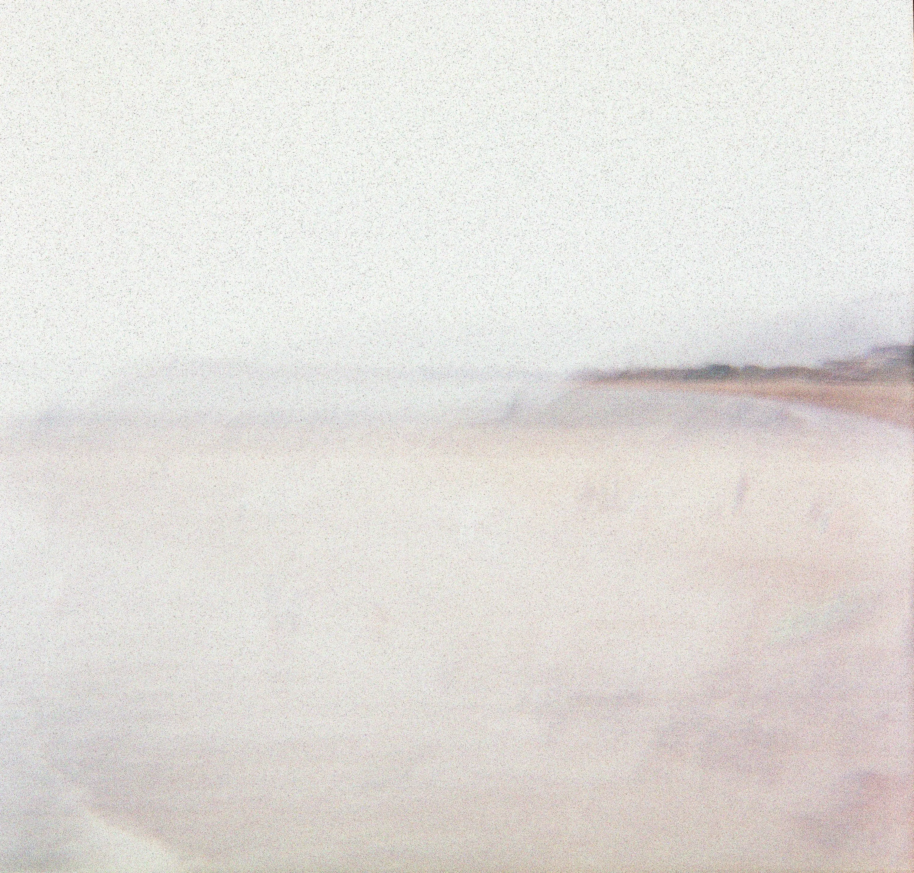Serene Abstract: Muted Tones of a Dreamy Beachscape