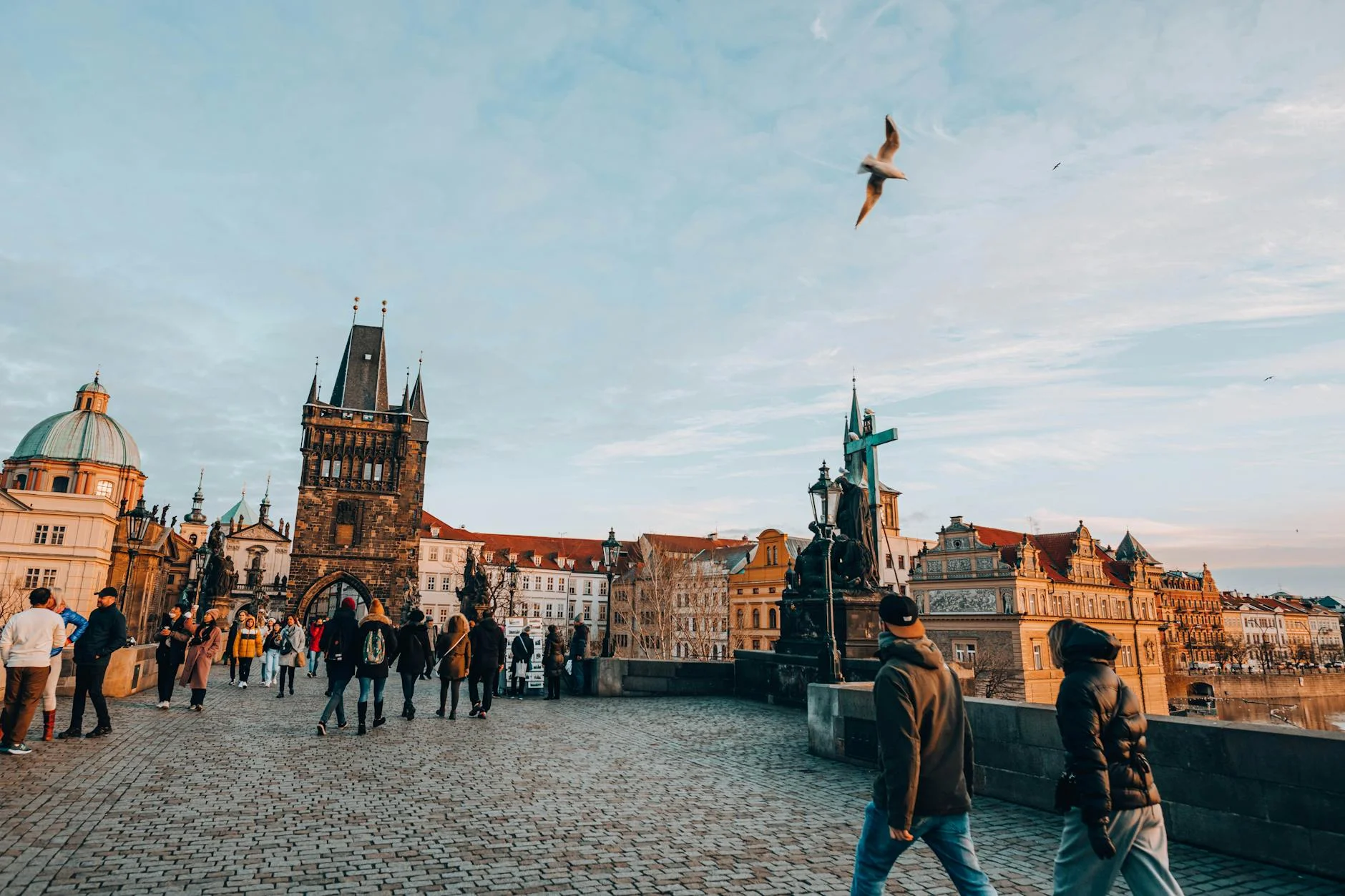 Charming Prague: Charles Bridge at Golden Hour