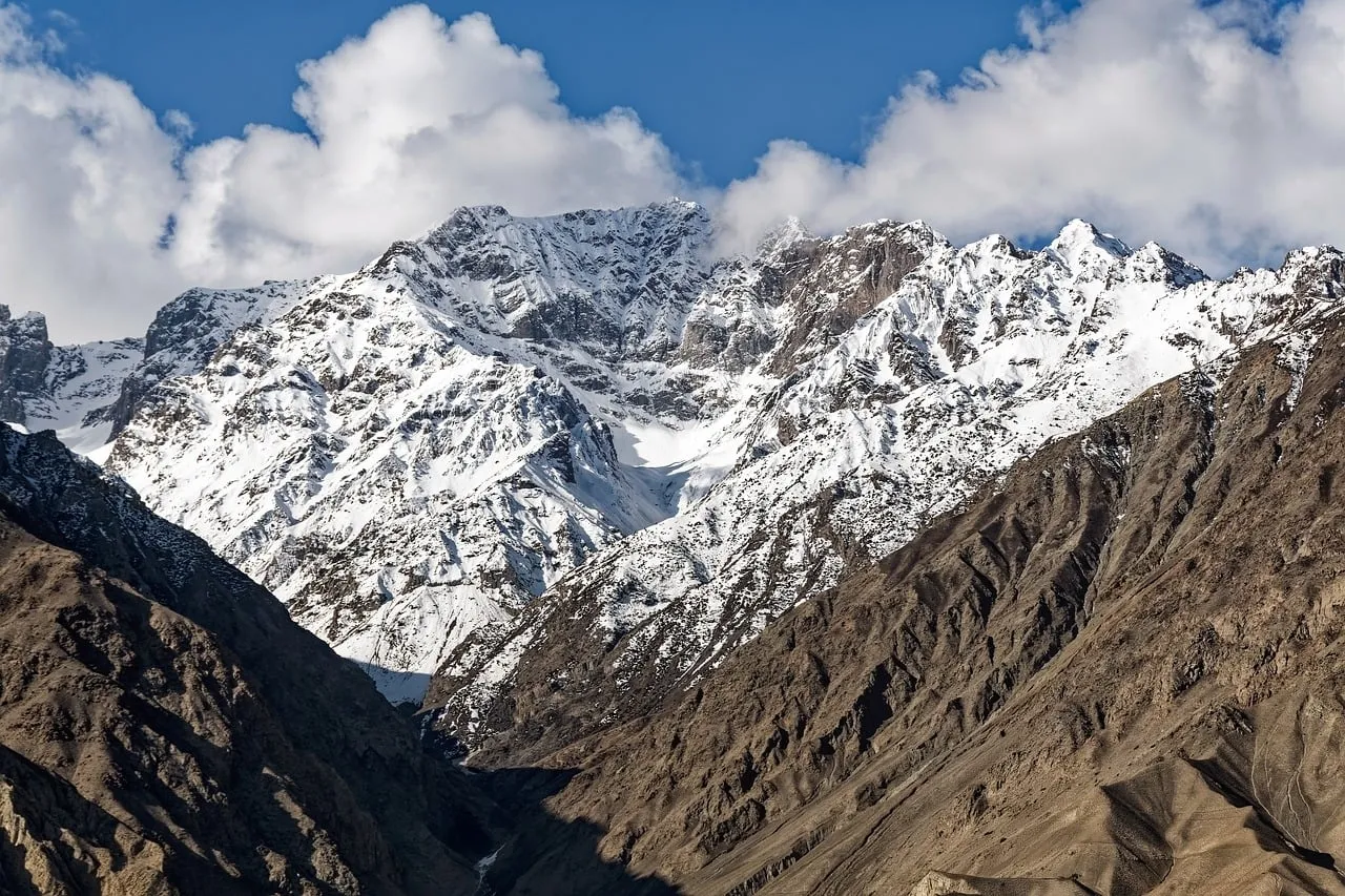 Majestic Winter Peaks: Pakistan's Breathtaking Mountain Panorama