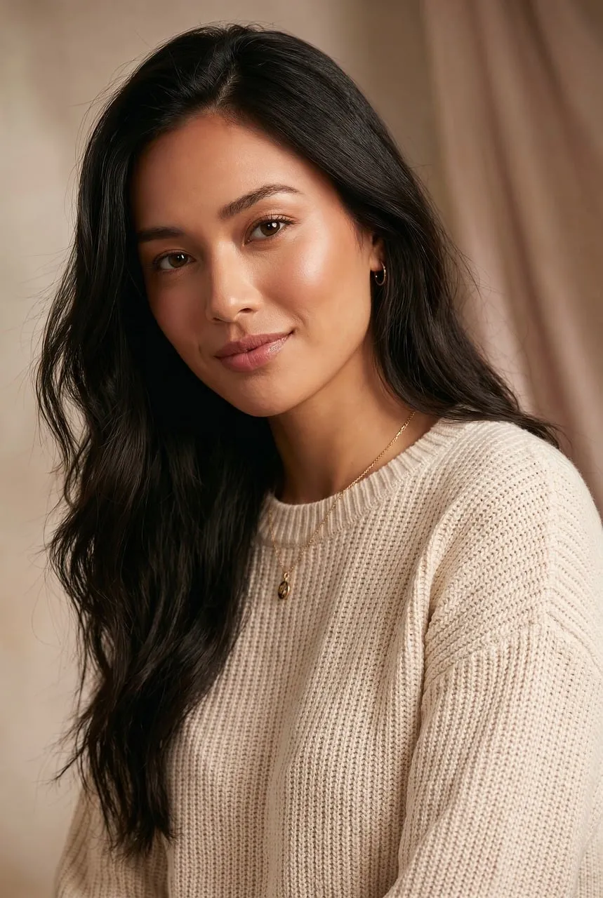 Radiant Beauty: A Portrait of Natural Elegance