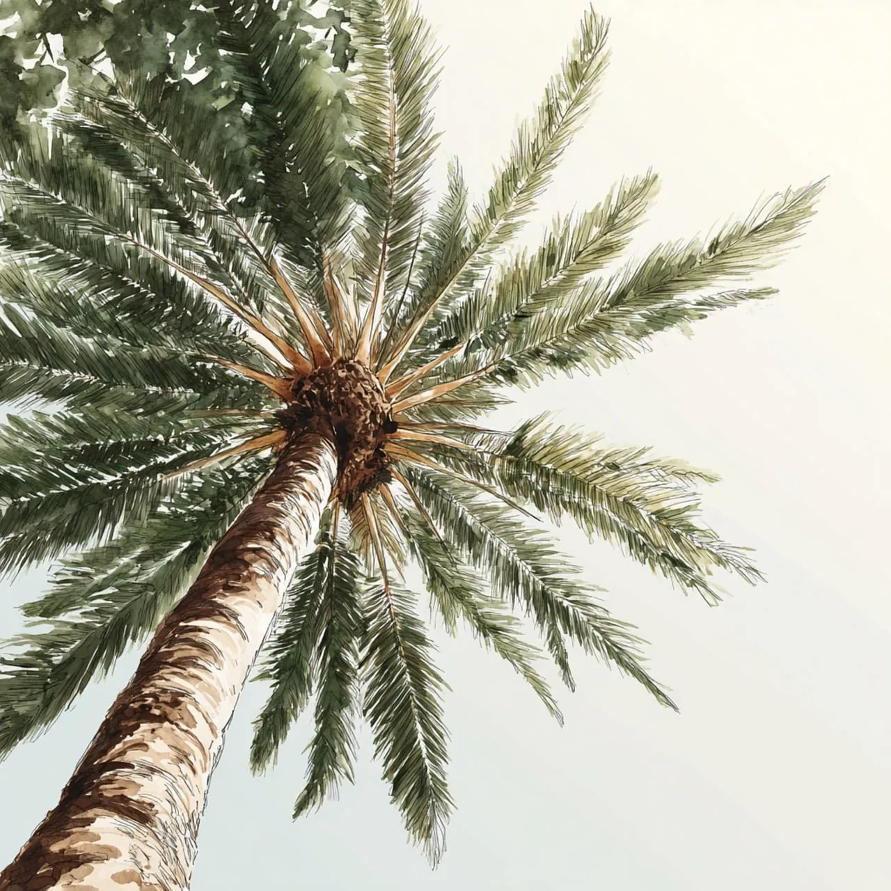 Vibrant Tropical Palm: A Glimpse of Paradise