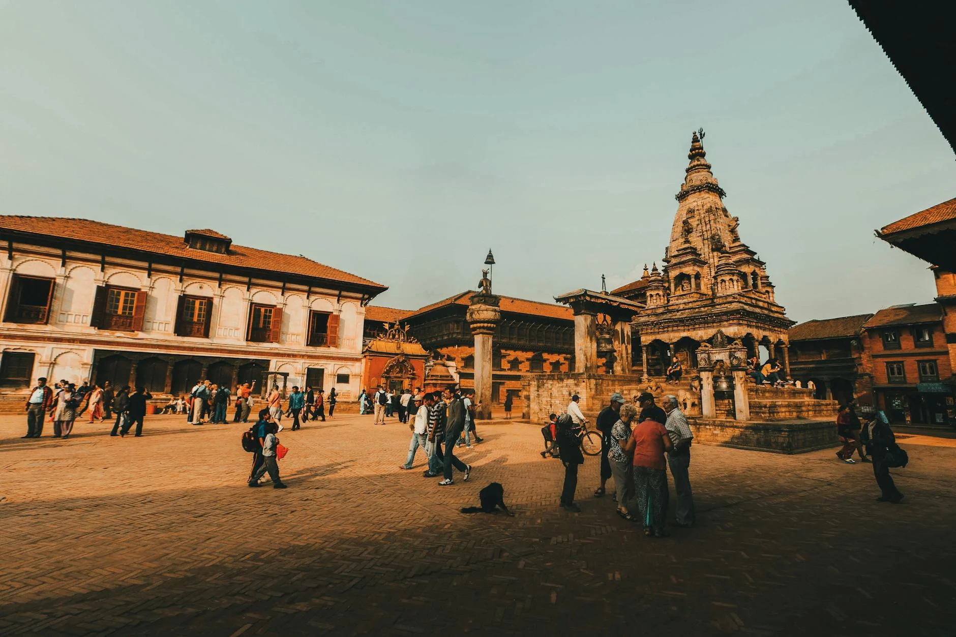 Ancient Nepal Square: Timeless Temples & Bustling Life