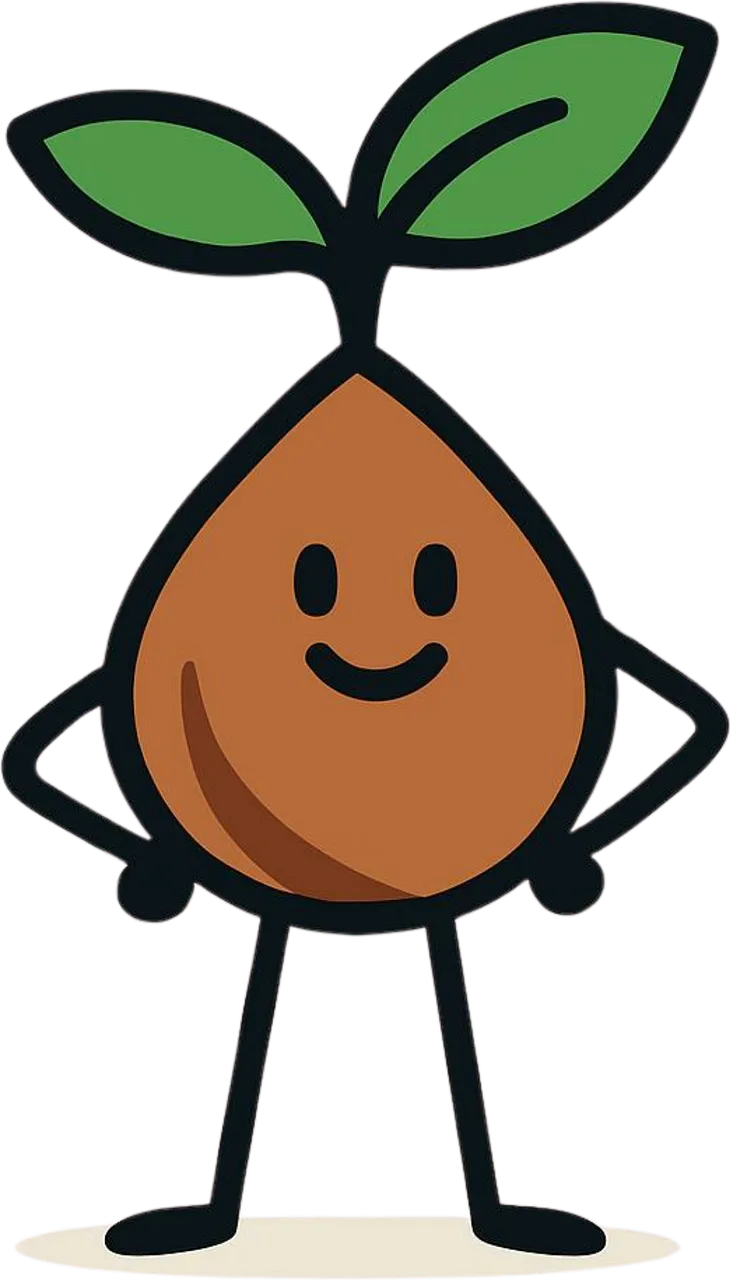 Charming Sprout Mascot: Embracing Growth and Positive Potential