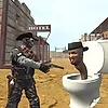 Cowboy vs Skibidi Toilets