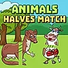 Animals Halves Match