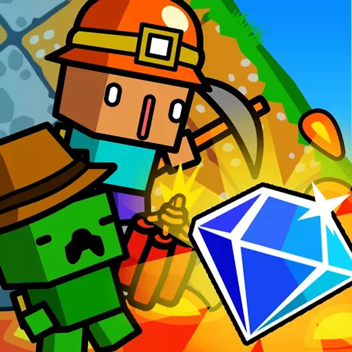 Crazy Miners | Free Online Action Games Game | Enjoy4fun